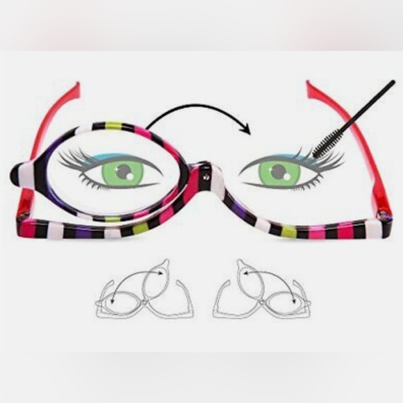 Bundle of 2 Pairs of Eyeguard Magnifying Makeup Glasses, +4.00 Strength, New - Picture 16 of 16